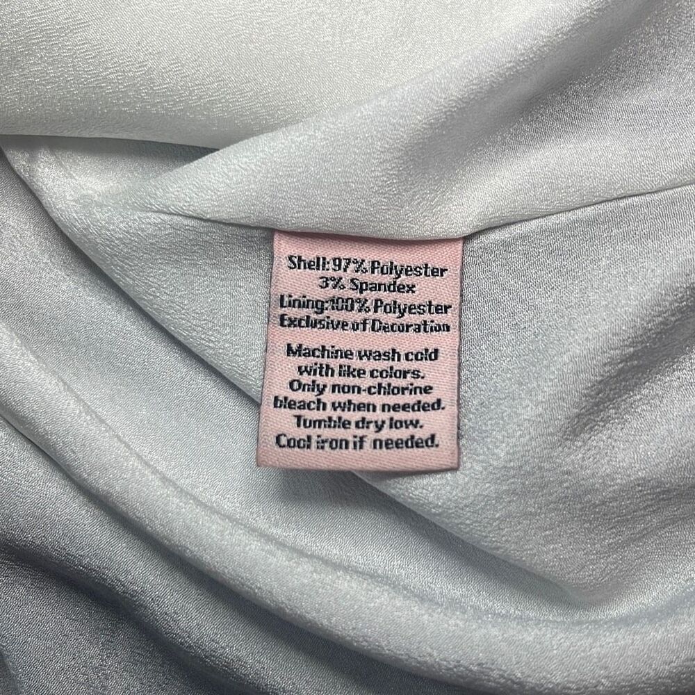 Juicy Couture Y2K Vintage Navy White Cactus‎ Applique Satin Bomber Jacket Small - Picture 8 of 10